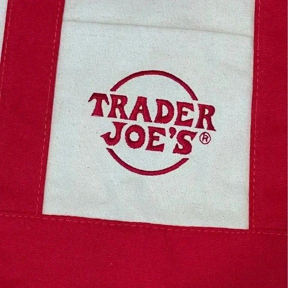 Brand New Trader Joe’s Mini Tote in Red - Picture 3 of 4
